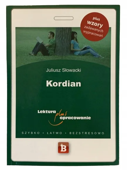 Okładka: Kordian lektura + wypracowania ściąga opracowanie