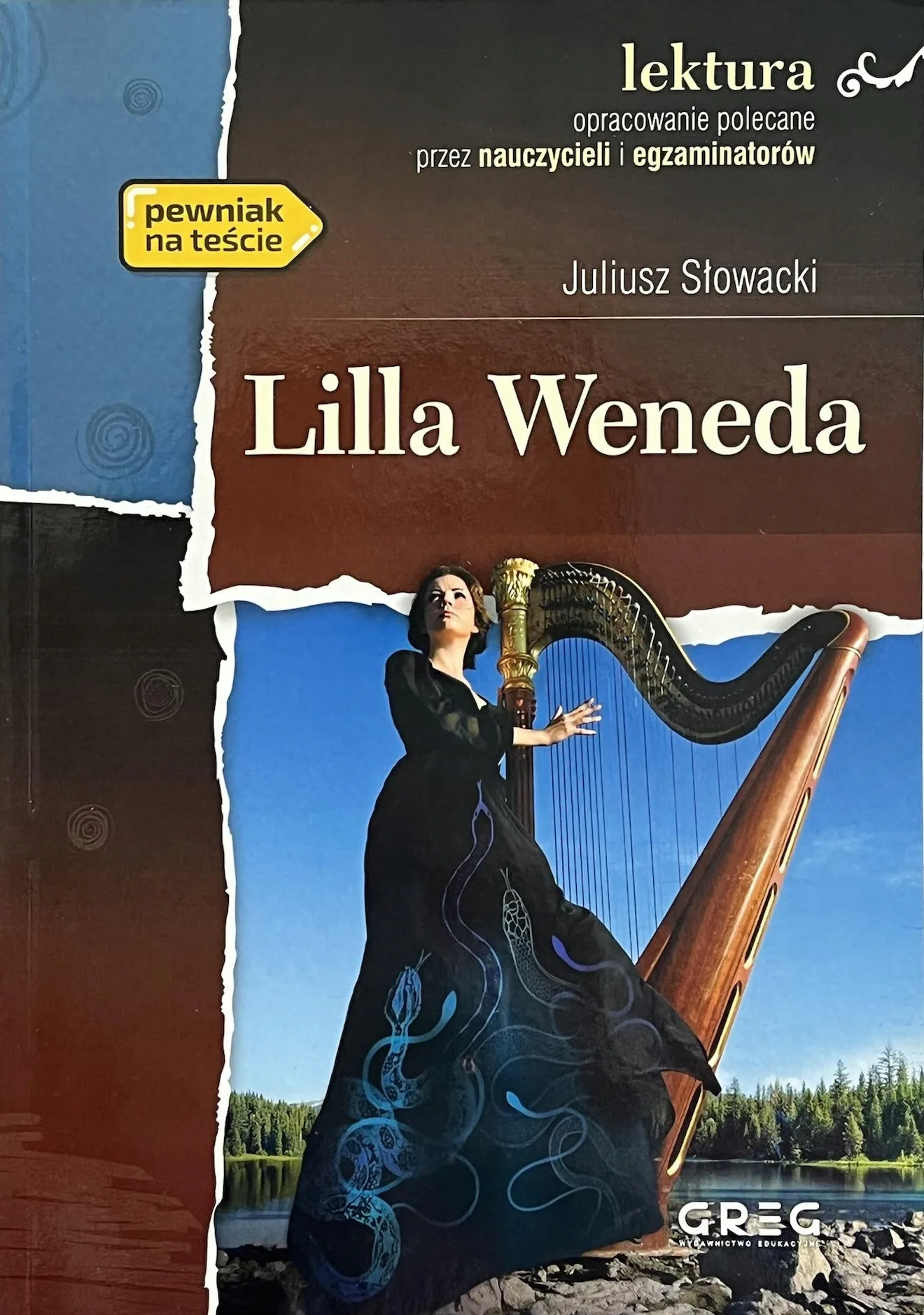 Okładka: Lilla Weneda lektura z opracowaniem Słowacki