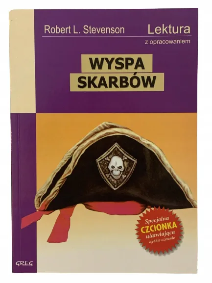 Okładka: Wyspa skarbów lektura z opracowaniem Stevenson