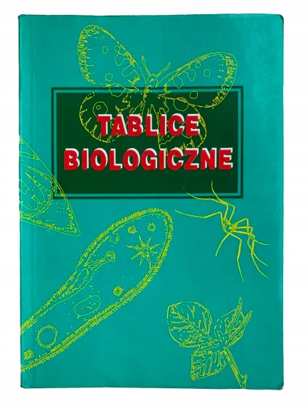 Okładka: Tablice biologiczne Praca zbiorowa