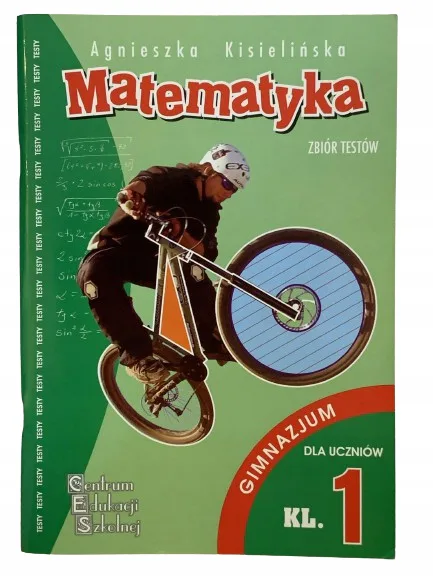 Okładka: Matematyka sprawdziany testy z odp klasa 7 1 gim