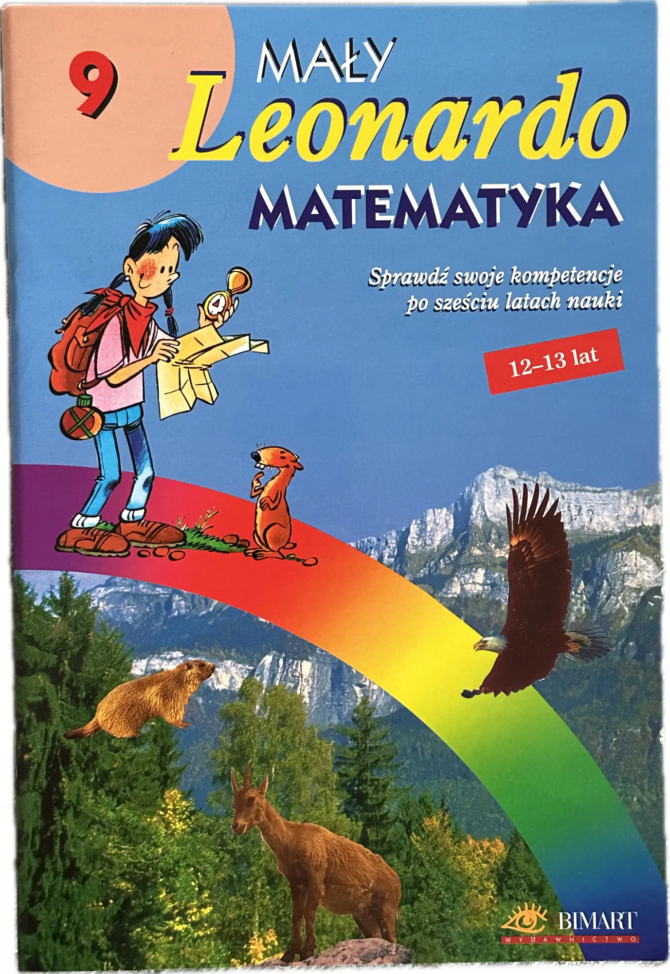 Okładka: MATEMATYKA klasa 6 Mały Leonardo zbiór zadań + rozwiązania 12 13 lat
