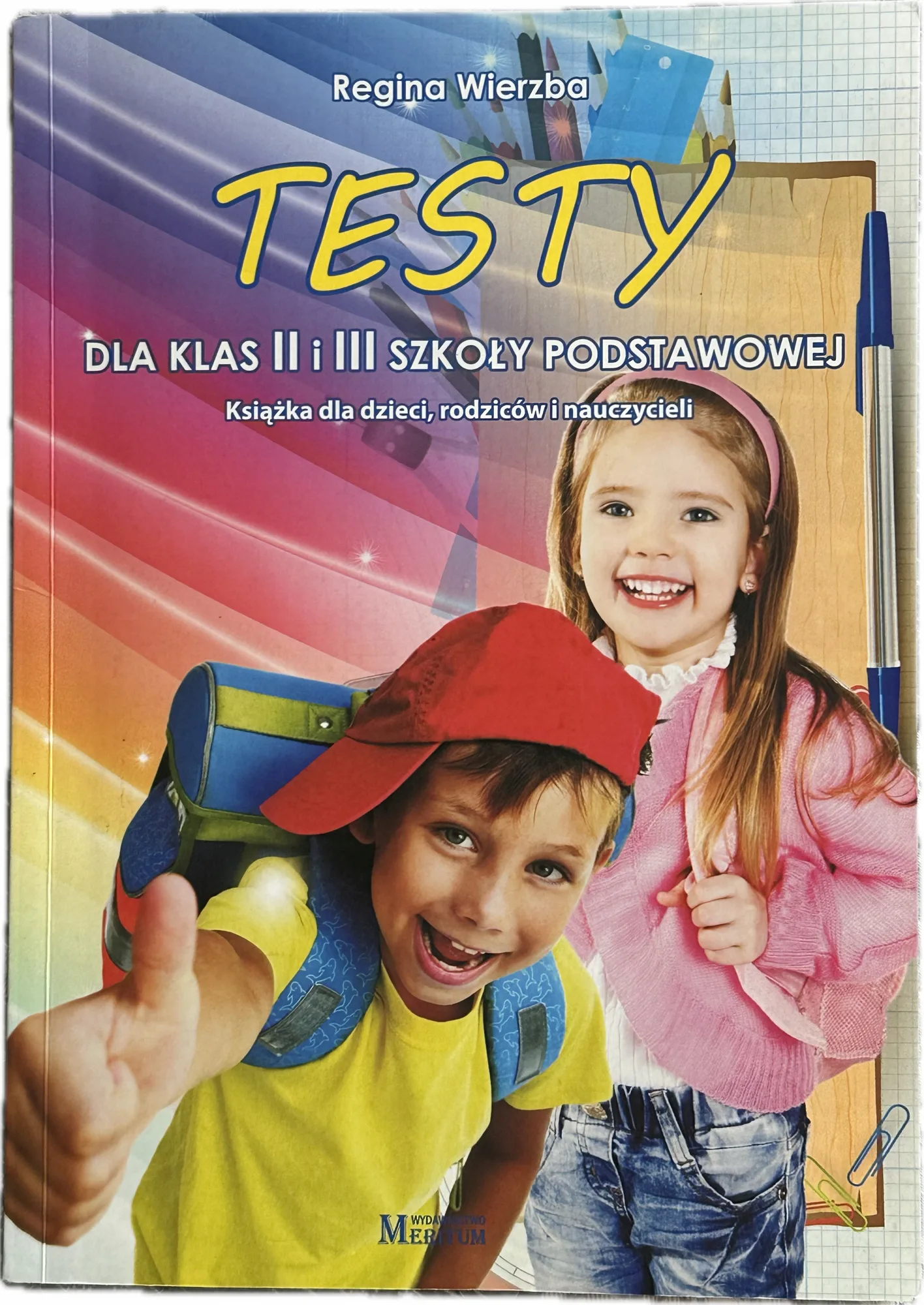 Okładka: klasa 2 3 TESTY sprawdzian egzamin KOMPETENCJI na koniec roku