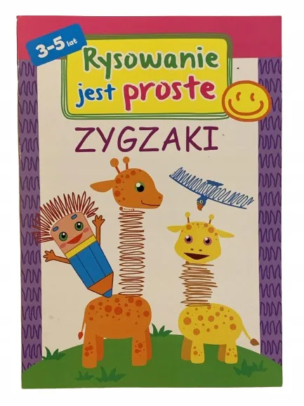 Okładka: Nauka rysowania rysunku kurs dla dzieci ZYGZAKI