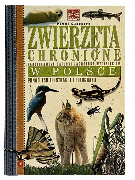 Okładka: Zwierzęta chronione w Polsce album a4