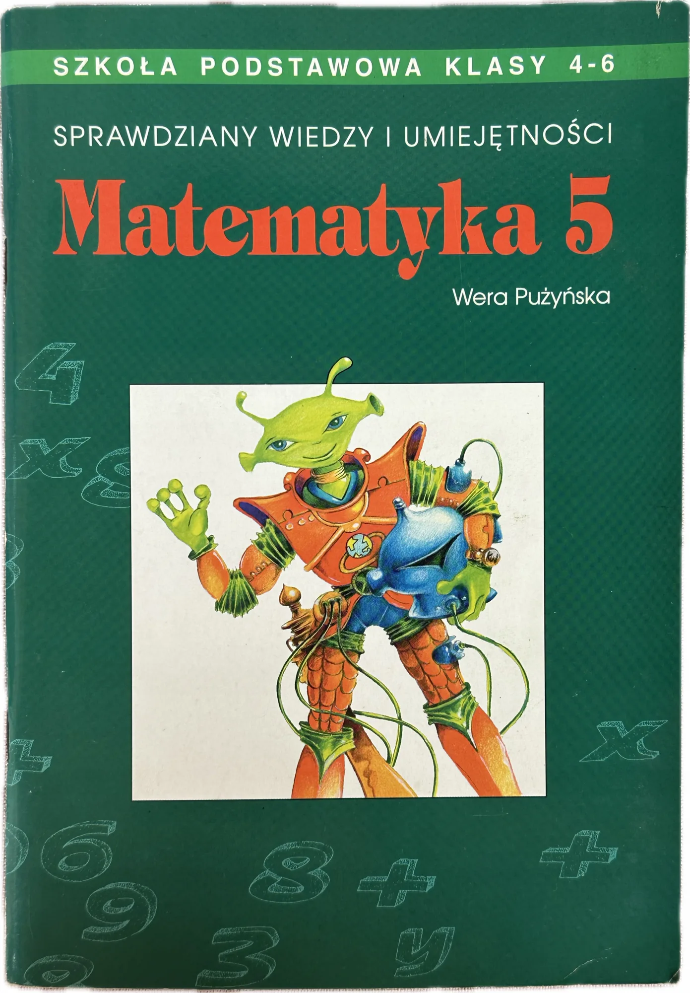 Okładka: Matematyka sprawdziany testy klasa 5 wersja łatwa i trudna