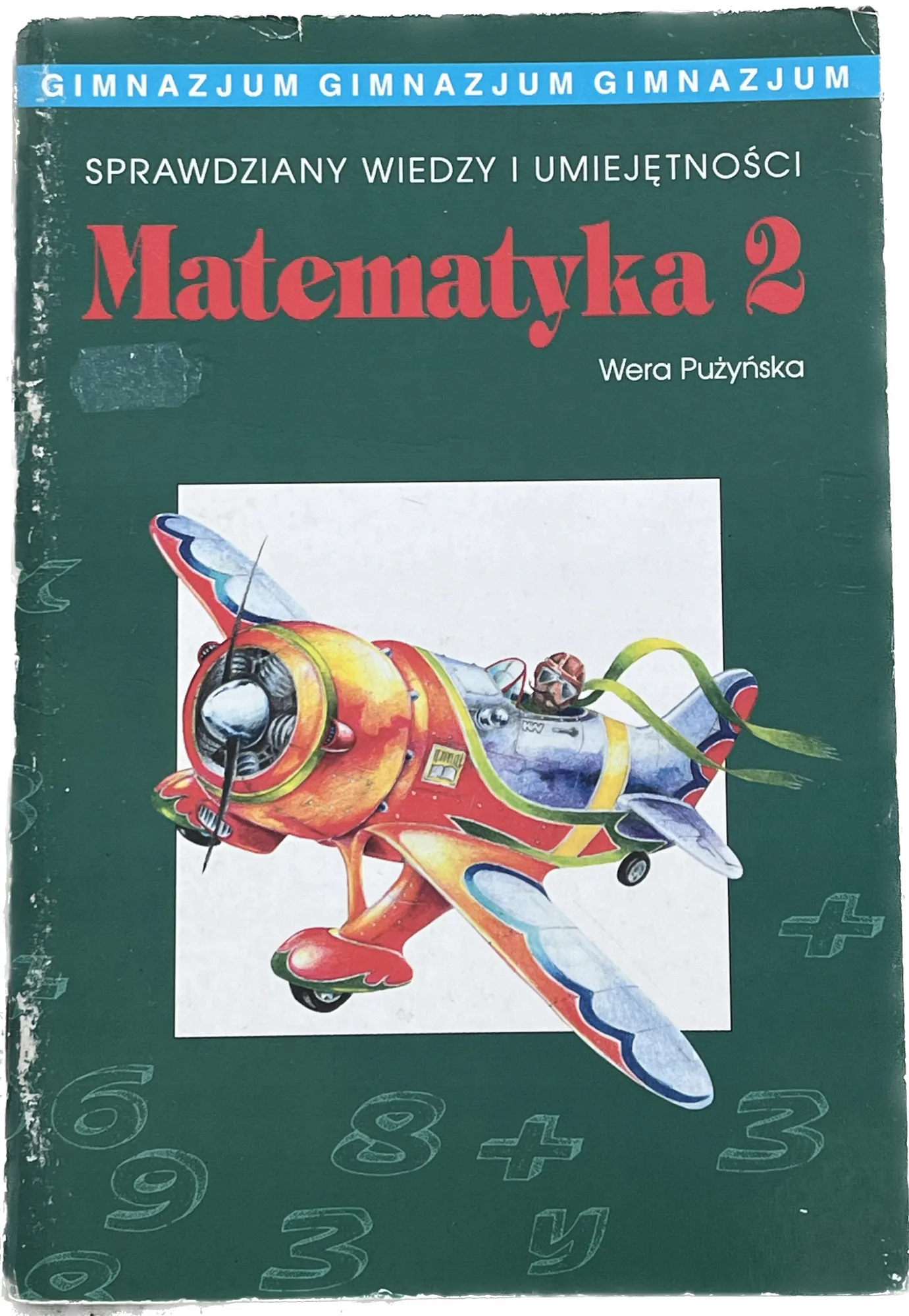 Okładka: MATEMATYKA KLASA 2 gim. sprawdziany testy zadania klasa 7 8 outlet