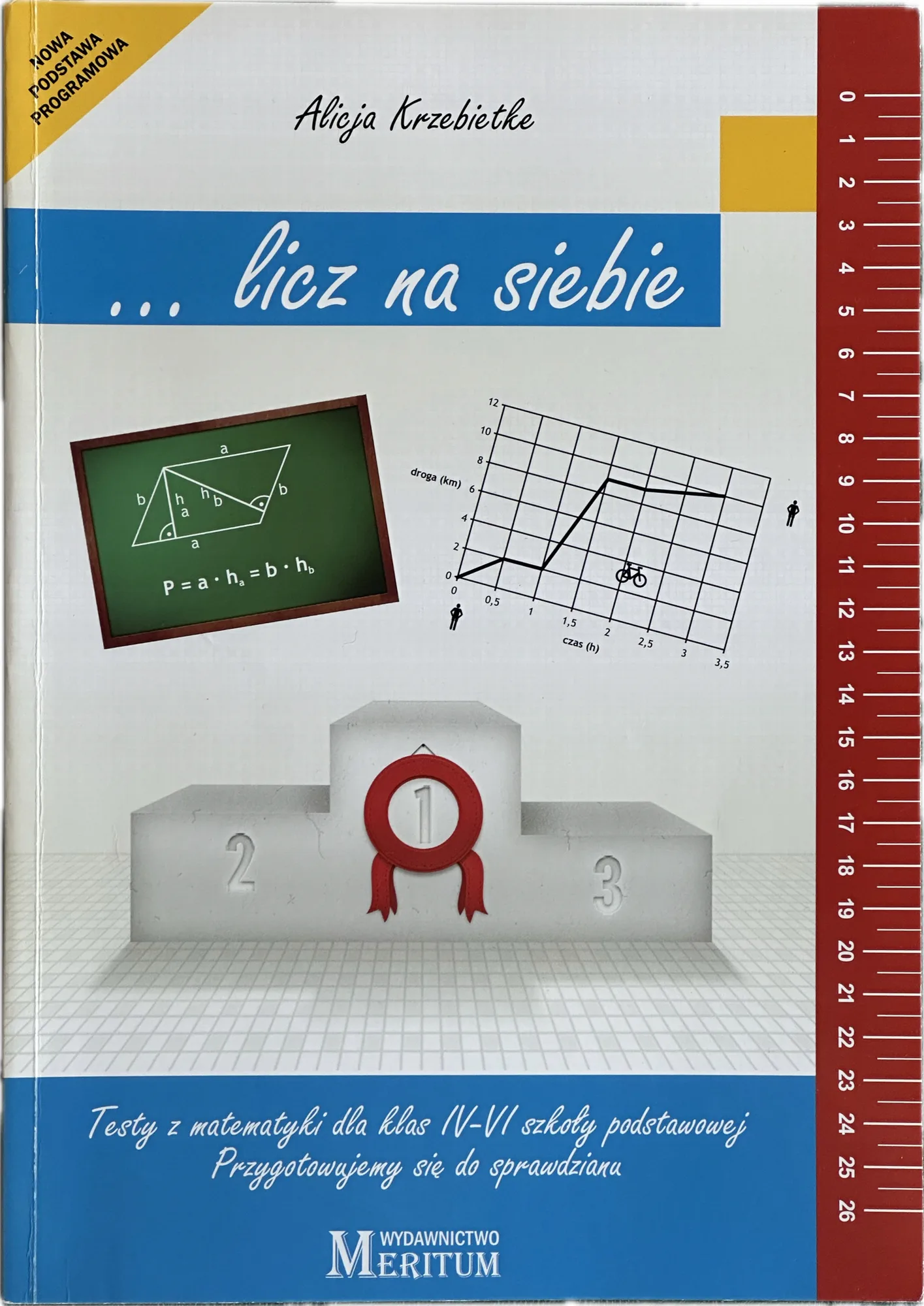 Okładka: MATEMATYKA testy zadania klasa 4 5 6 sprawdziany