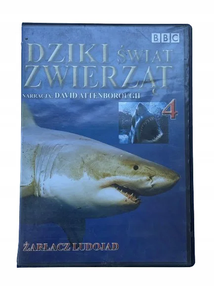 Okładka: Dziki świat zwierząt Żarłacz ludojad film dvd