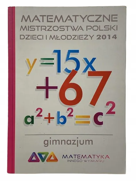 Okładka: MATEMATYKA konkursy mistrzostwa POLSKI KLASA 2 - 8