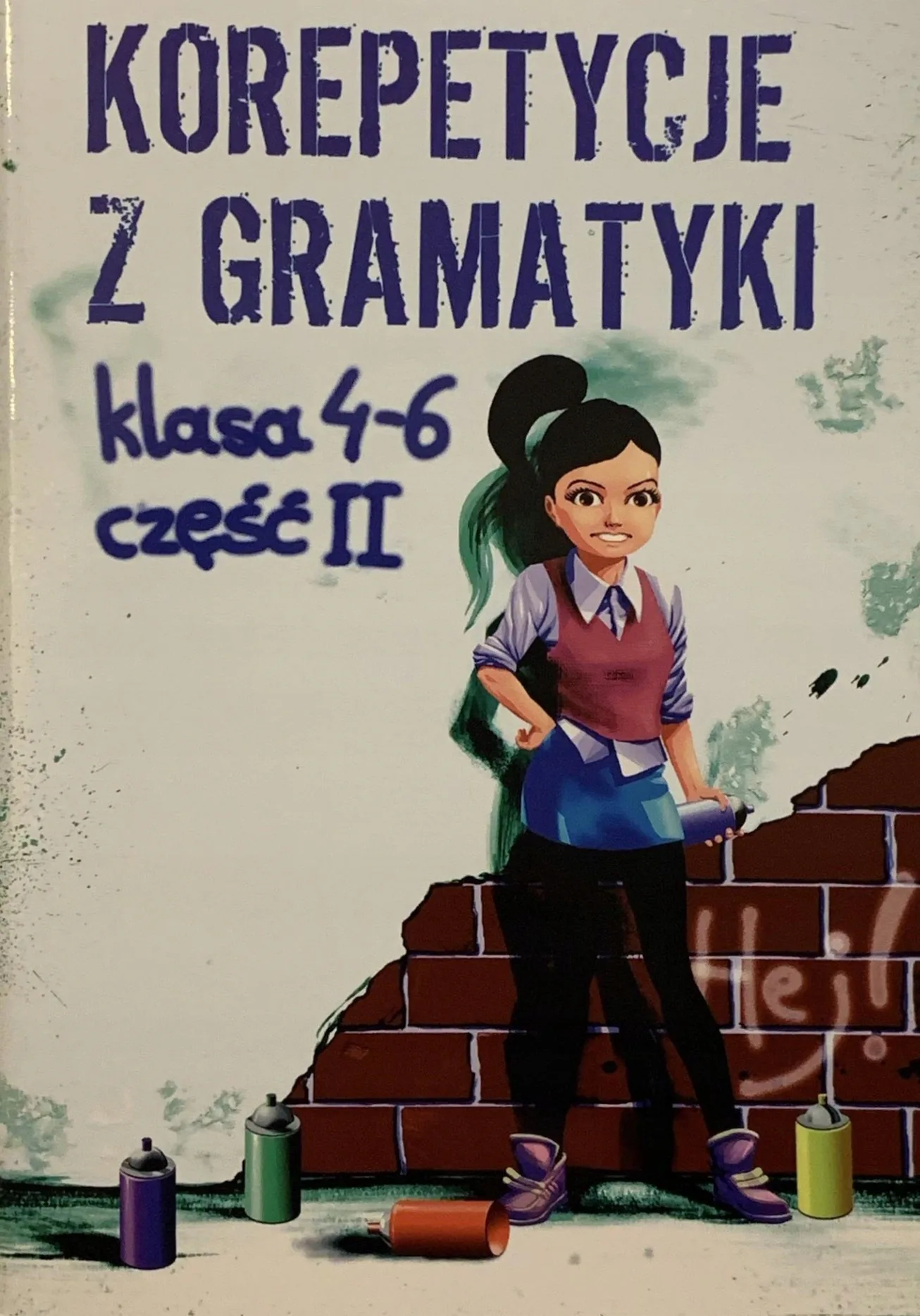 Okładka: Sprawdziany Z GRAMATYKI KLASA 4 5 6 karty pracy