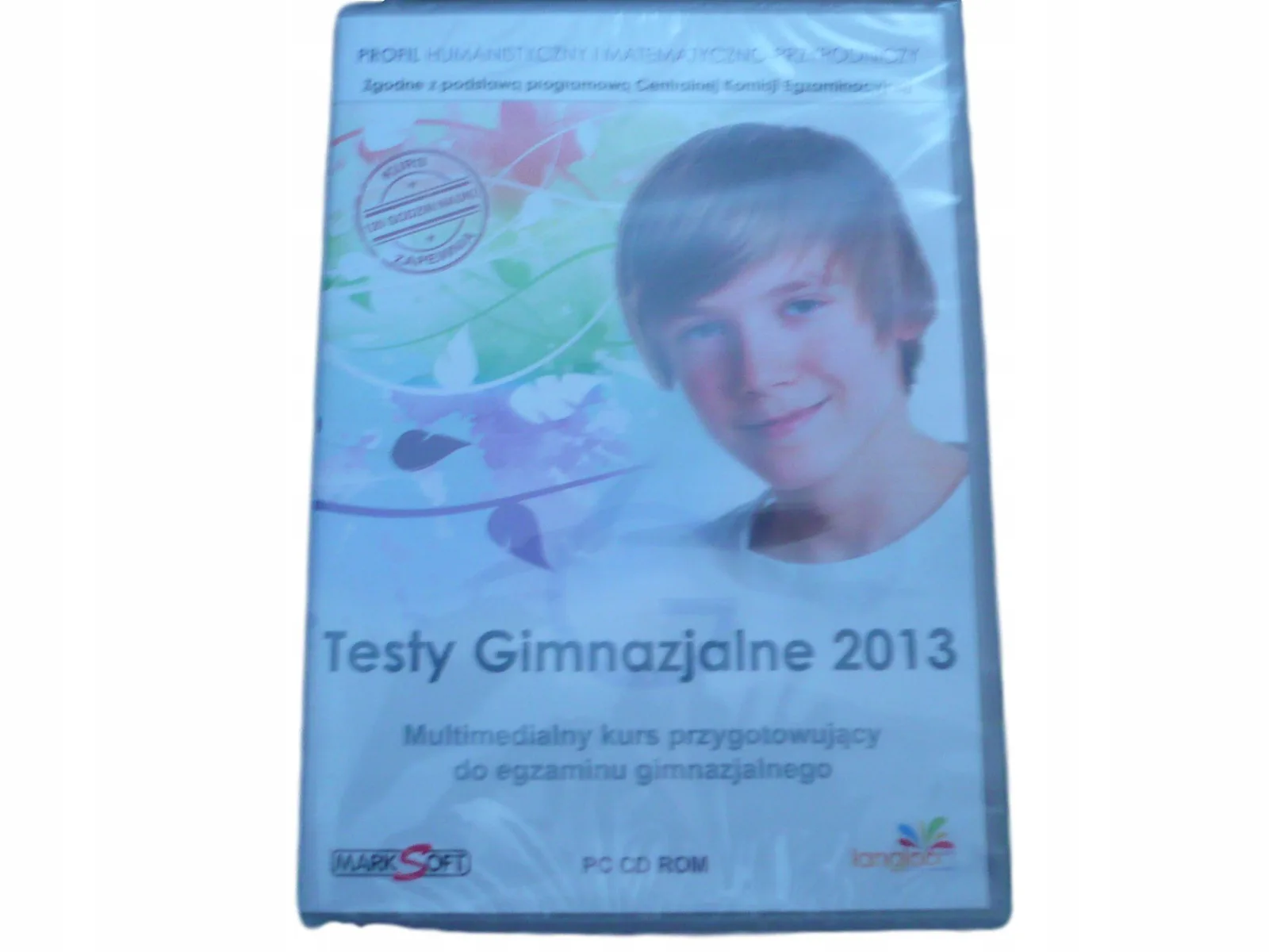 Okładka: TESTY GIMNAZJALNE EGZAMINY kurs multimedialny