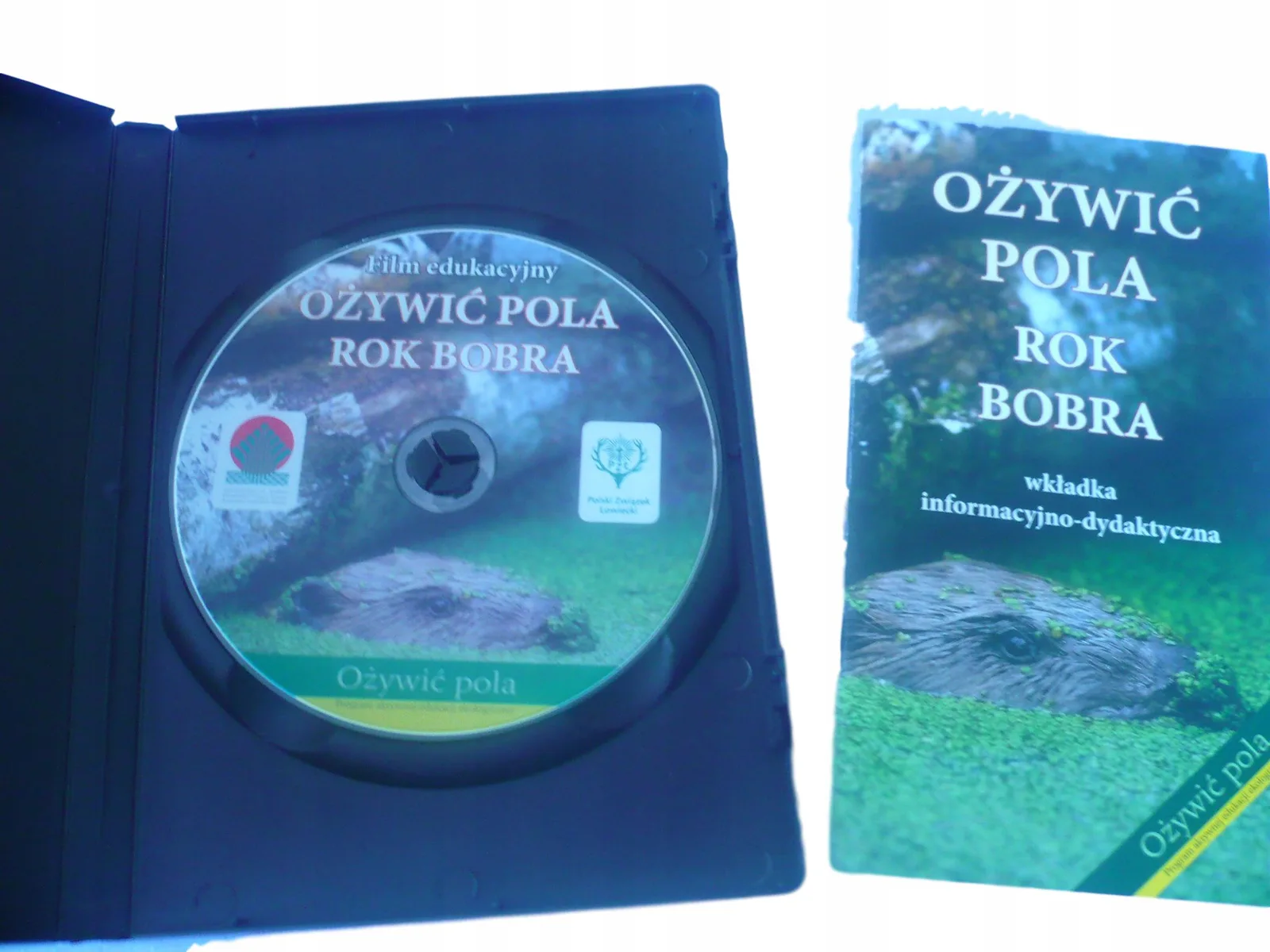 Okładka: OŻYWIĆ POLA ROK BOBRA książeczka + film edukACYJNY