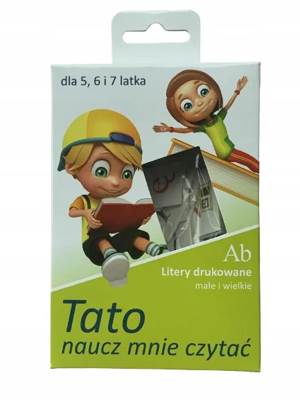 Okładka: LITERY DRUKOWANE nauka pisania literki 90 sztuk
