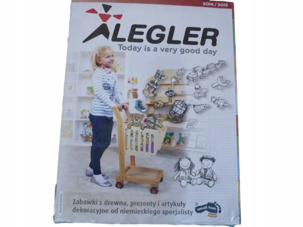 Okładka: katalog - ZABAWKI DREWNIANE 21014/2015 LEGLER