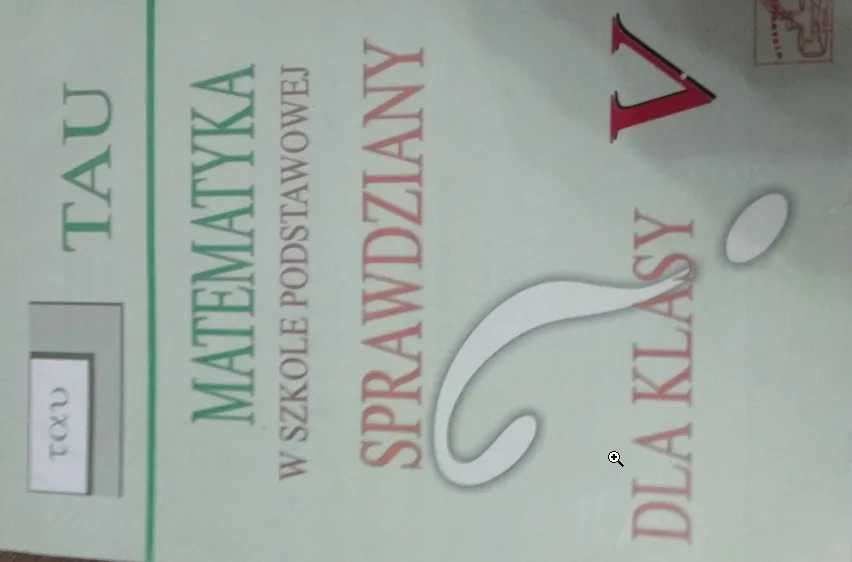 Okładka: MATEMATYKA KLASA 5 sprawdziany TESTY kartkowki