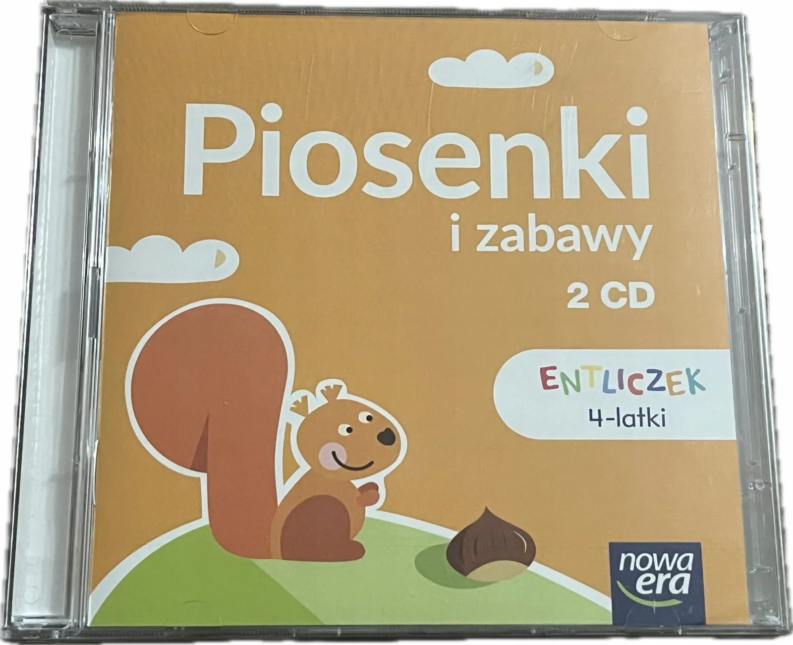 Okładka: Pięciolatki Entliczek 4-latki piosenki 2 cd czterolatki nowe folia