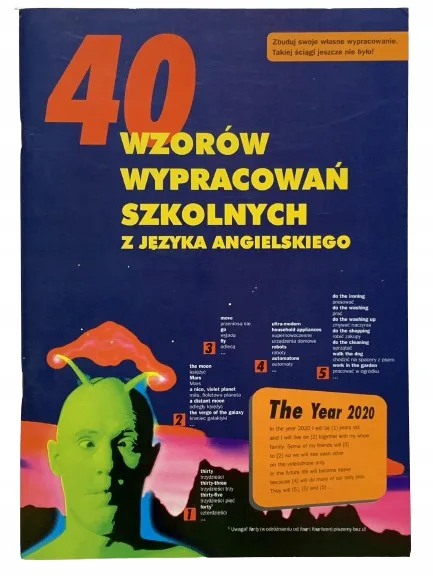 Okładka: JĘZYK angielski WZORY WYPRACOWAŃ szkoła podstawowa