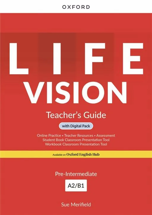 Okładka: Life Vision pre-intermediate książka nauczyciela Teachers guide A2/B1