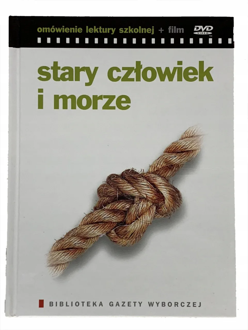 Okładka: STARY CZŁOWIEK I MORZE OMÓWIENIE LEKTURY DVD