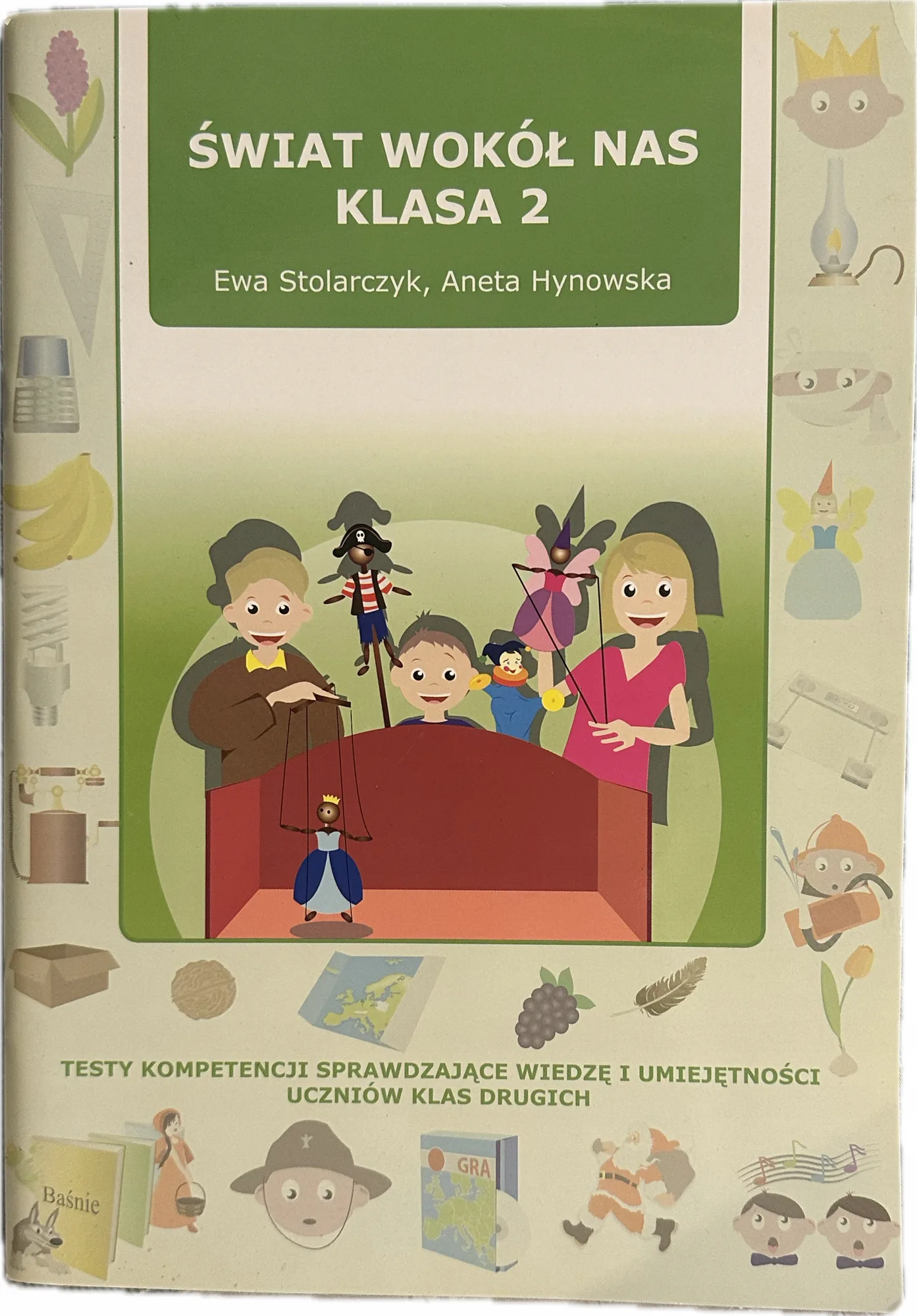 Okładka: Świat wokół nas testy kompetencji sprawdząjace wiedzę i umiejętności kl. 2