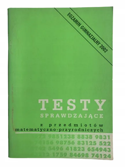 Okładka: EGZAMIN GIMNAZJALNY MATEMATYCZNO - PRZYRODNICZY