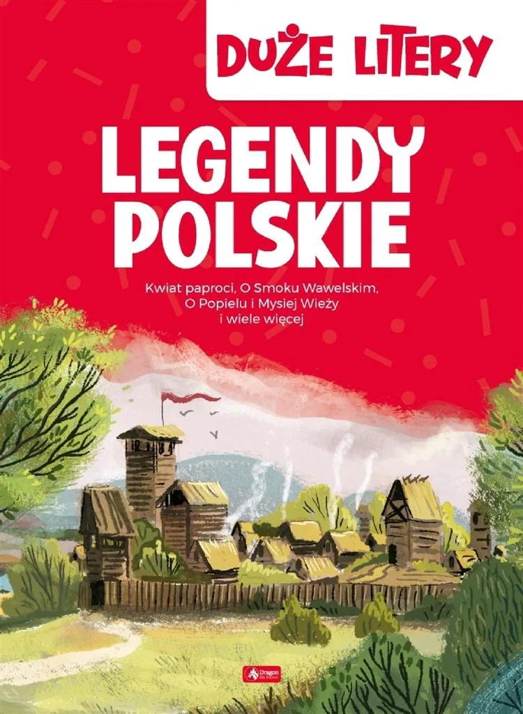 Okładka: Legendy polskie - twarda lakierowana okładka duże litery A4