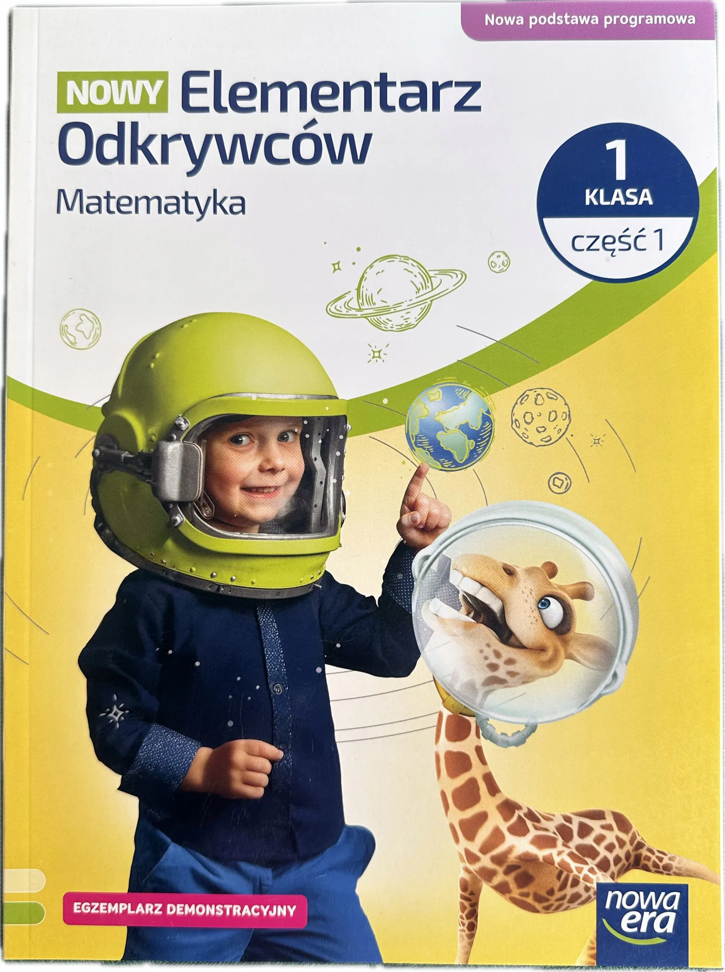Okładka: Nowy elementarz odkrywców klasa 1 część 1 matematyka