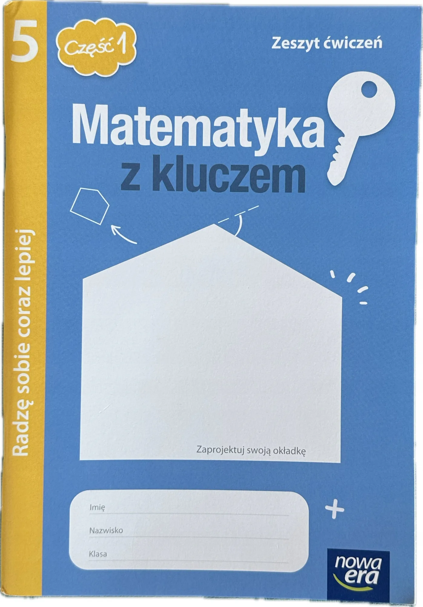 Okładka: MATEMATYKA Z KLUCZEM ćwiczenia ZESZYT ćwiczeń klasa 5 część 1 NOWA ERA