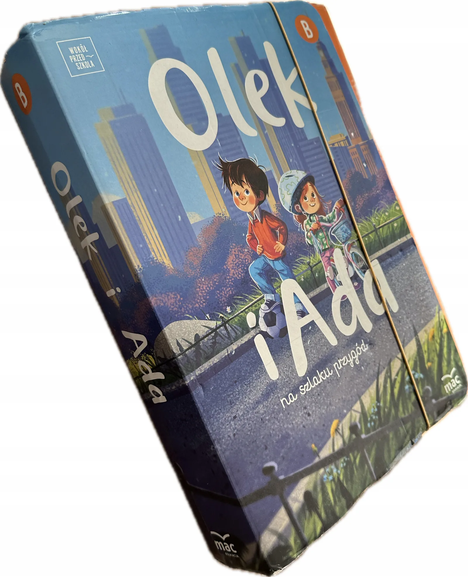Okładka: OLEK i ADA na szlaku przygód B 5-latek pakiet zestaw komplet box MAC