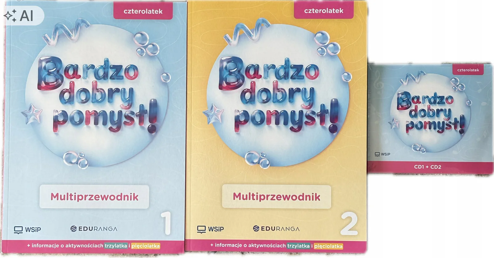 Okładka: Bardzo Dobry pomysł czterolatek 4-latek ksiązka nauczyciela przewodnik