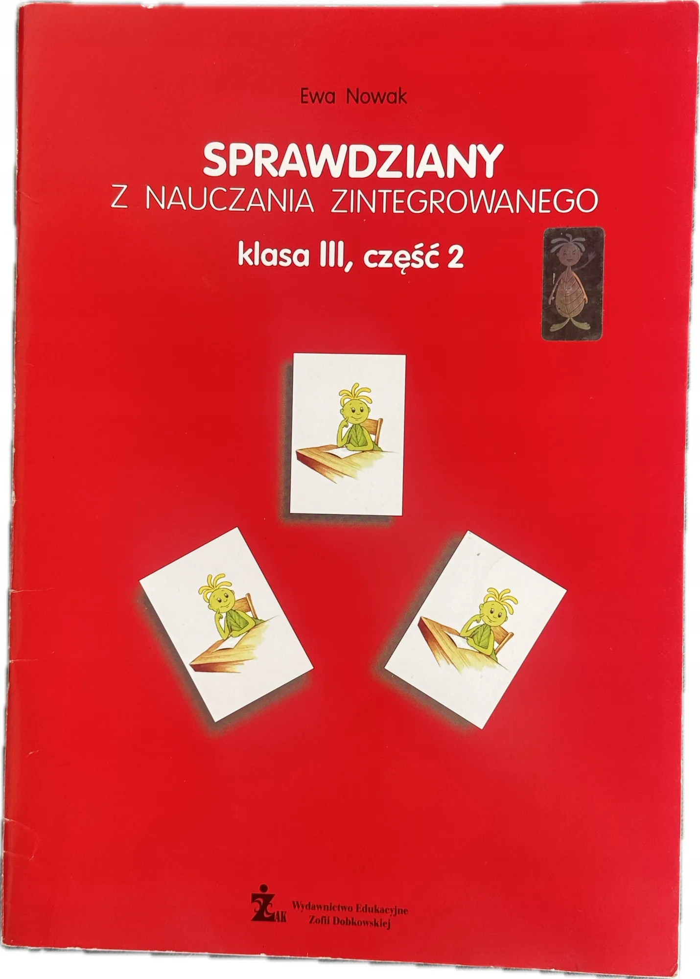 Okładka: ZINTEGROWANE sprawdziany TESTY KLASA 3 CZĘŚĆ 2 ŻAK. CZYSTE