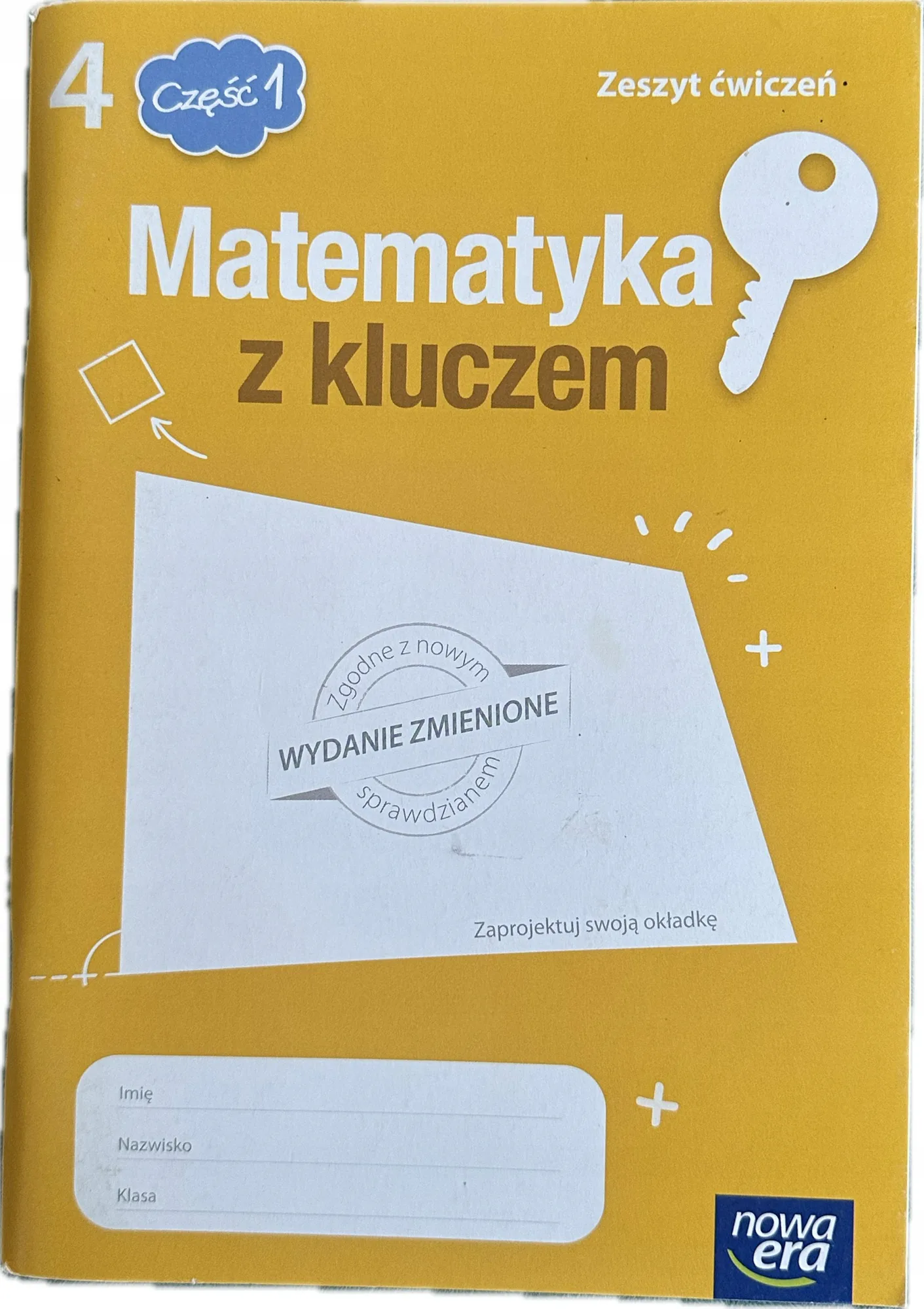 Okładka: MATEMATYKA Z KLUCZEM klasa 4 CZĘŚĆ 1 ZESZYT ĆWICZEŃ ćwiczenia