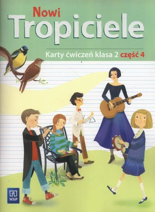 Okładka: Nowi Tropiciele KLASA 2 Karty ćwiczeń Część 4 język polski
