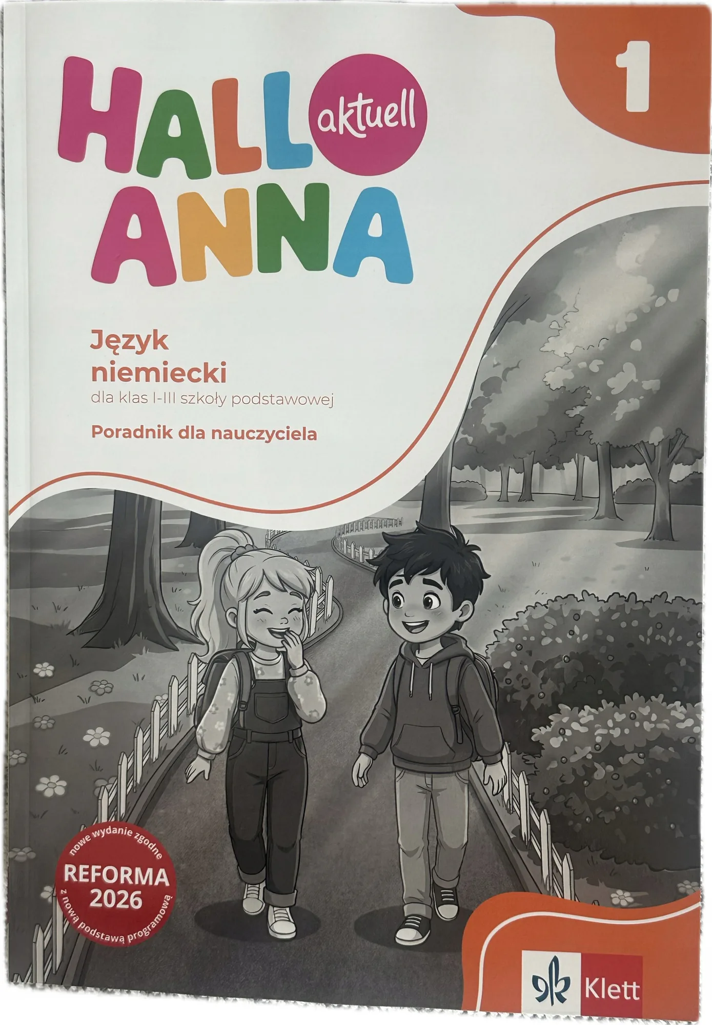 Okładka: HALLO ANNA aktuell 1 poradnik dla nauczyciela język niemiecki