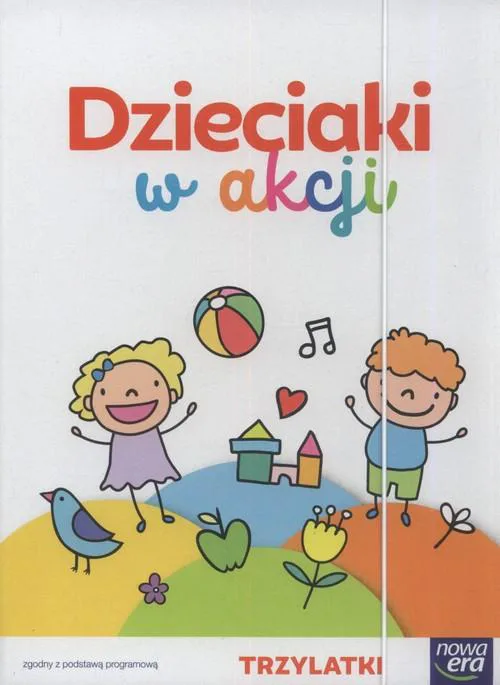 Okładka: Dzieciaki w akcji trzylatek 3-latek pakiet komplet box zestaw karty pracy