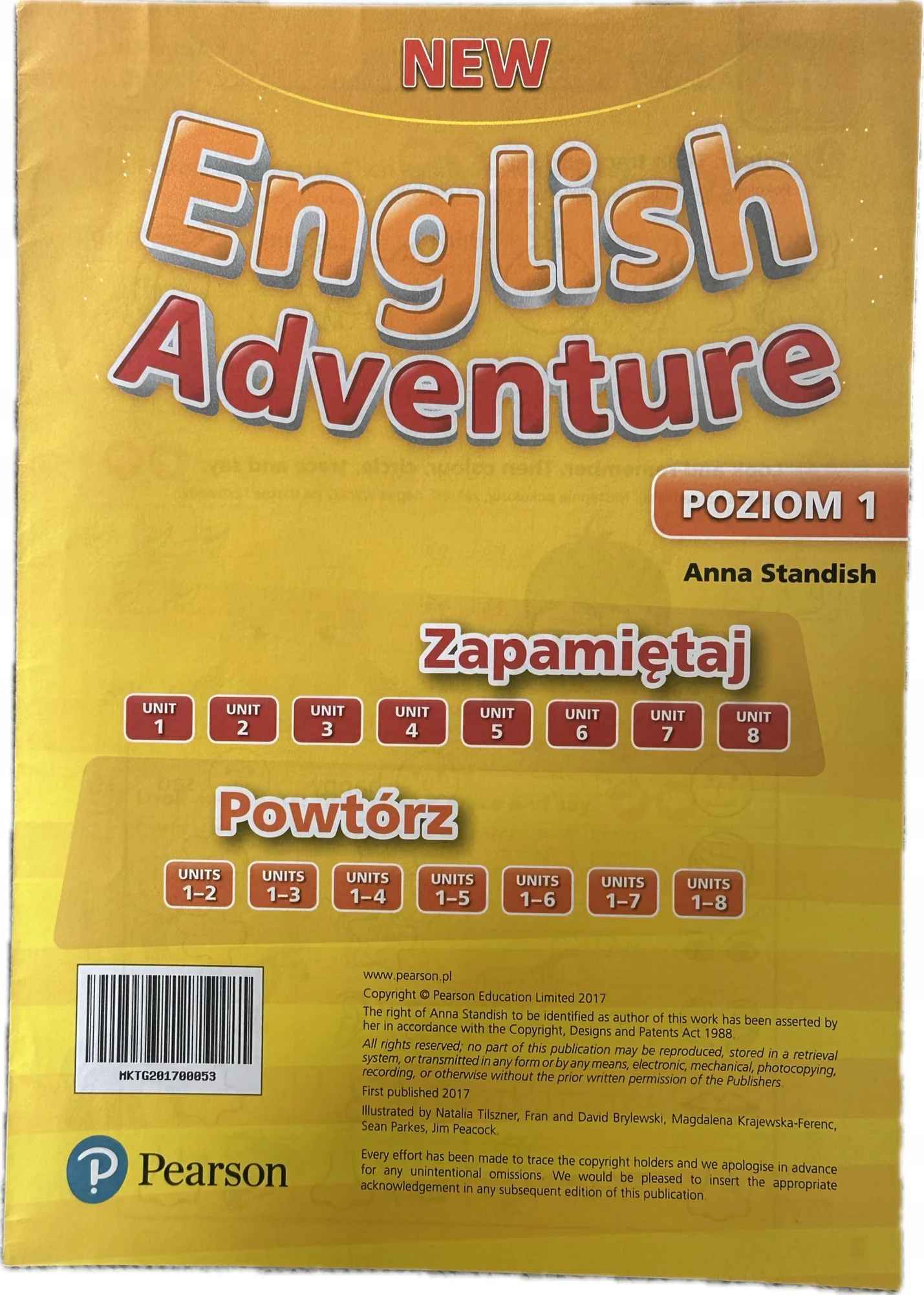 Okładka: New English Adventure POZIOM 1 karty pracy