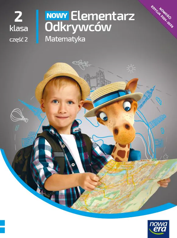 Okładka: Nowy Elementarz Odkrywców NEON klasa 2 część 2 Podręcznik matematyka