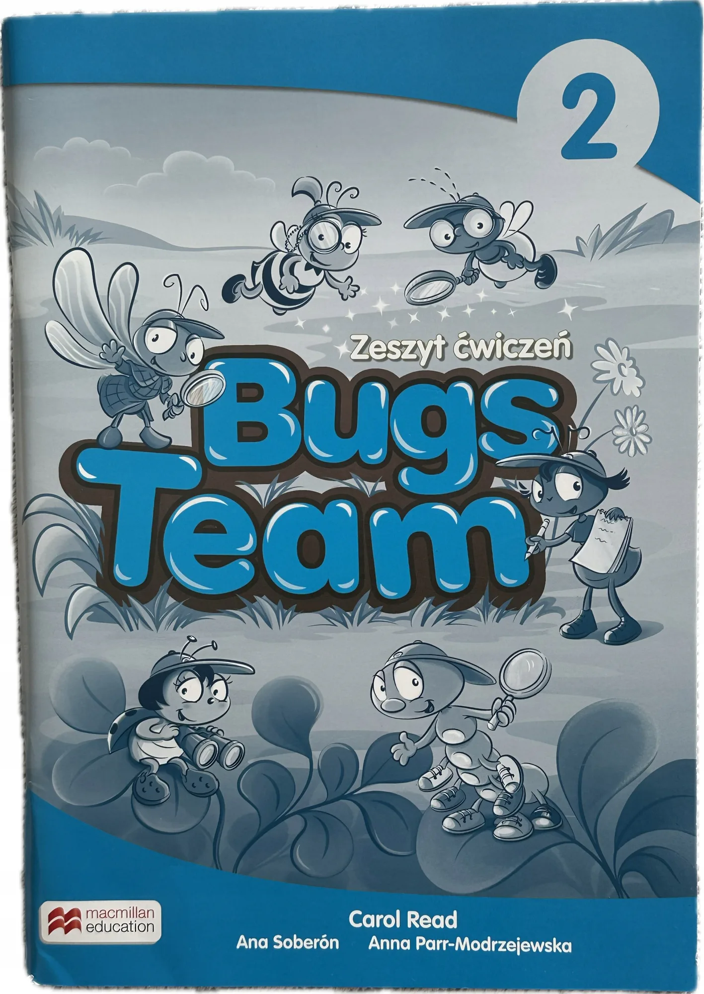 Okładka: Bugs Team klasa 2 ćwiczenia zeszyt ćwiczeń język angielski