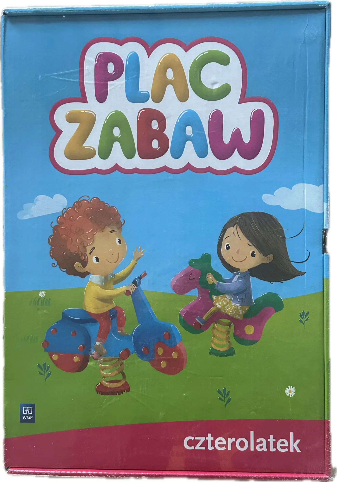 Okładka: Plac zabaw CZTEROLATEK 4 LATA pakiet box karty pracy komplet WSIP