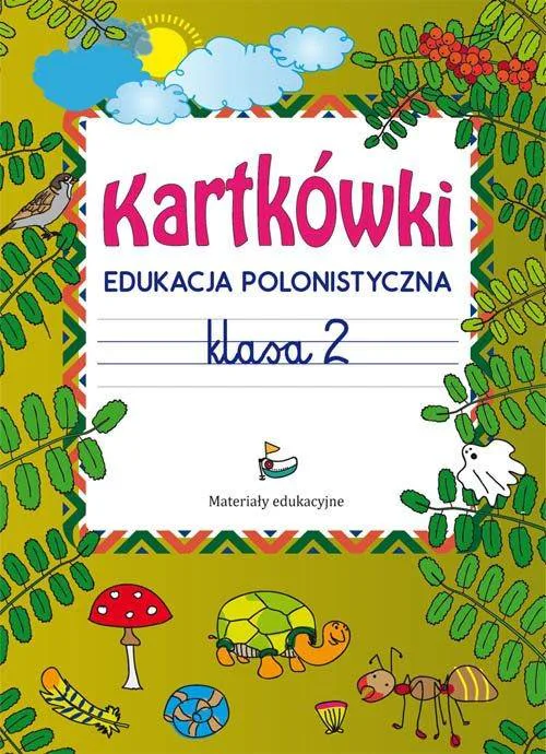 Okładka: Kartkówki edukacja polonistyczna klasa 2 język polski
