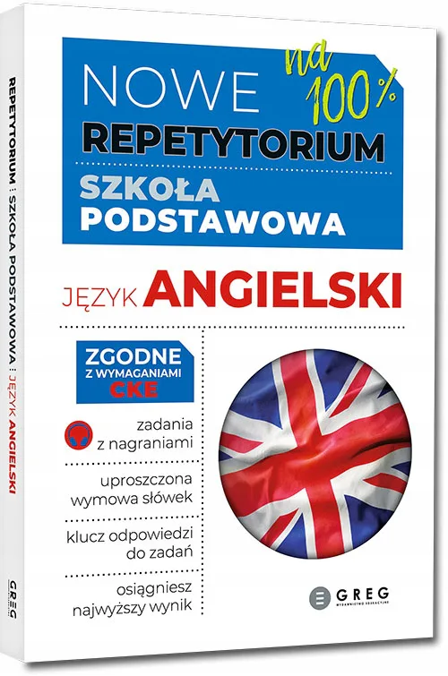 Okładka: Repetytorium na 100 % Angielski ćwiczenia odp klasa 5 6 7 8 GRAMATYKA CKE