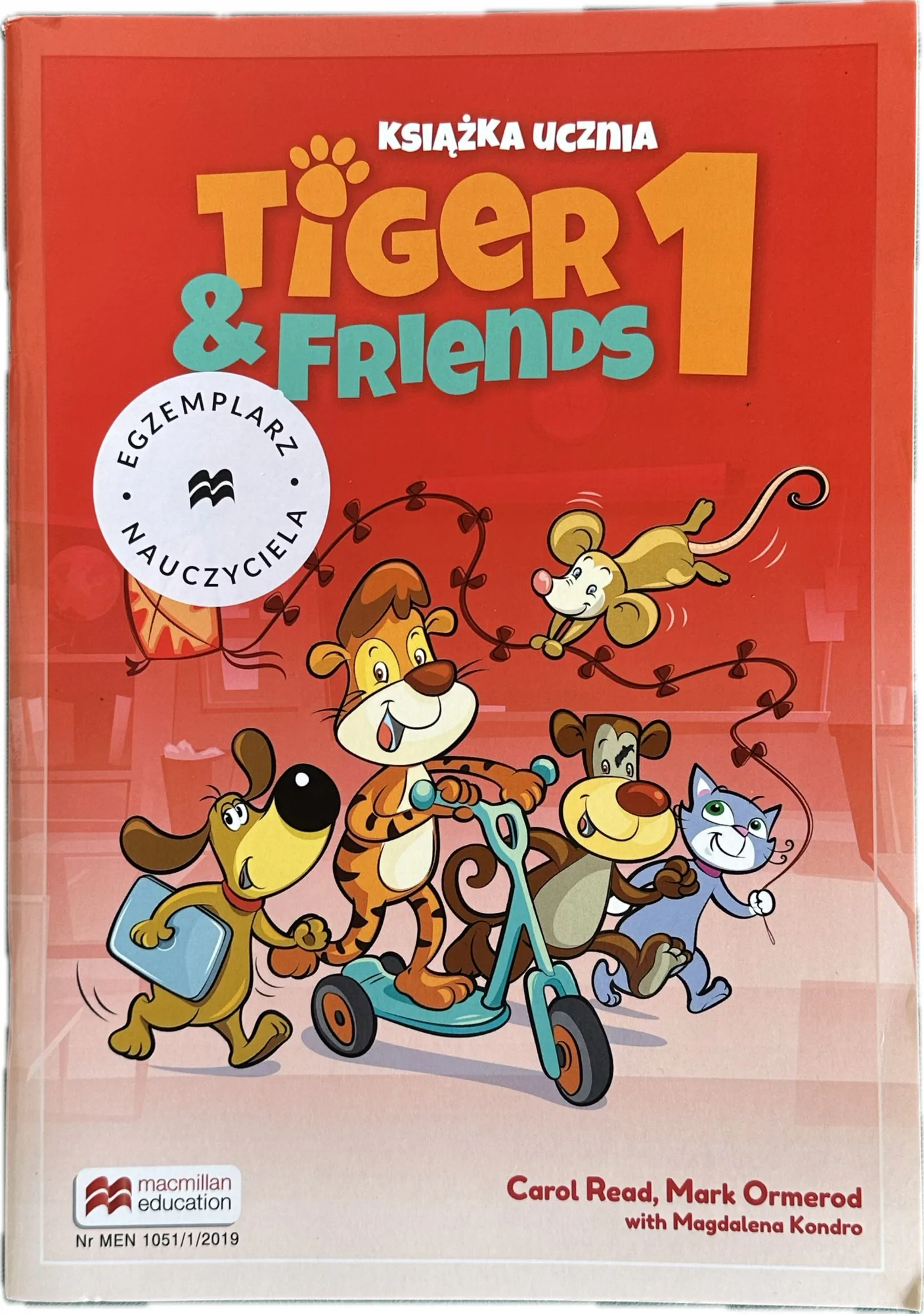 Okładka: Tiger & Friends klasa 1 ksiazka ucznia podręcznik OUTLET