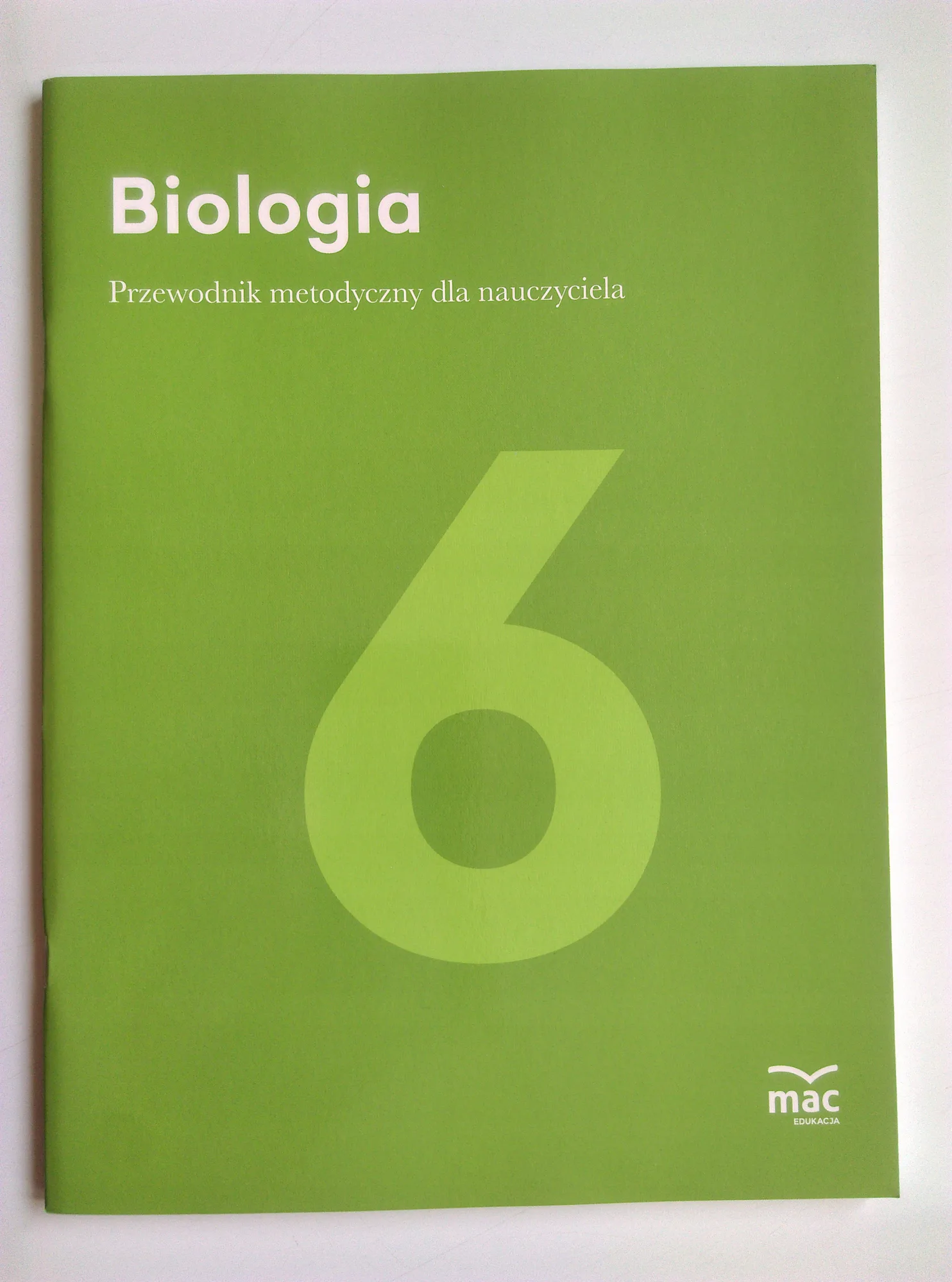 Okładka: Biologia klasa 6 przewodnik metodyczny nauczyciela MAC