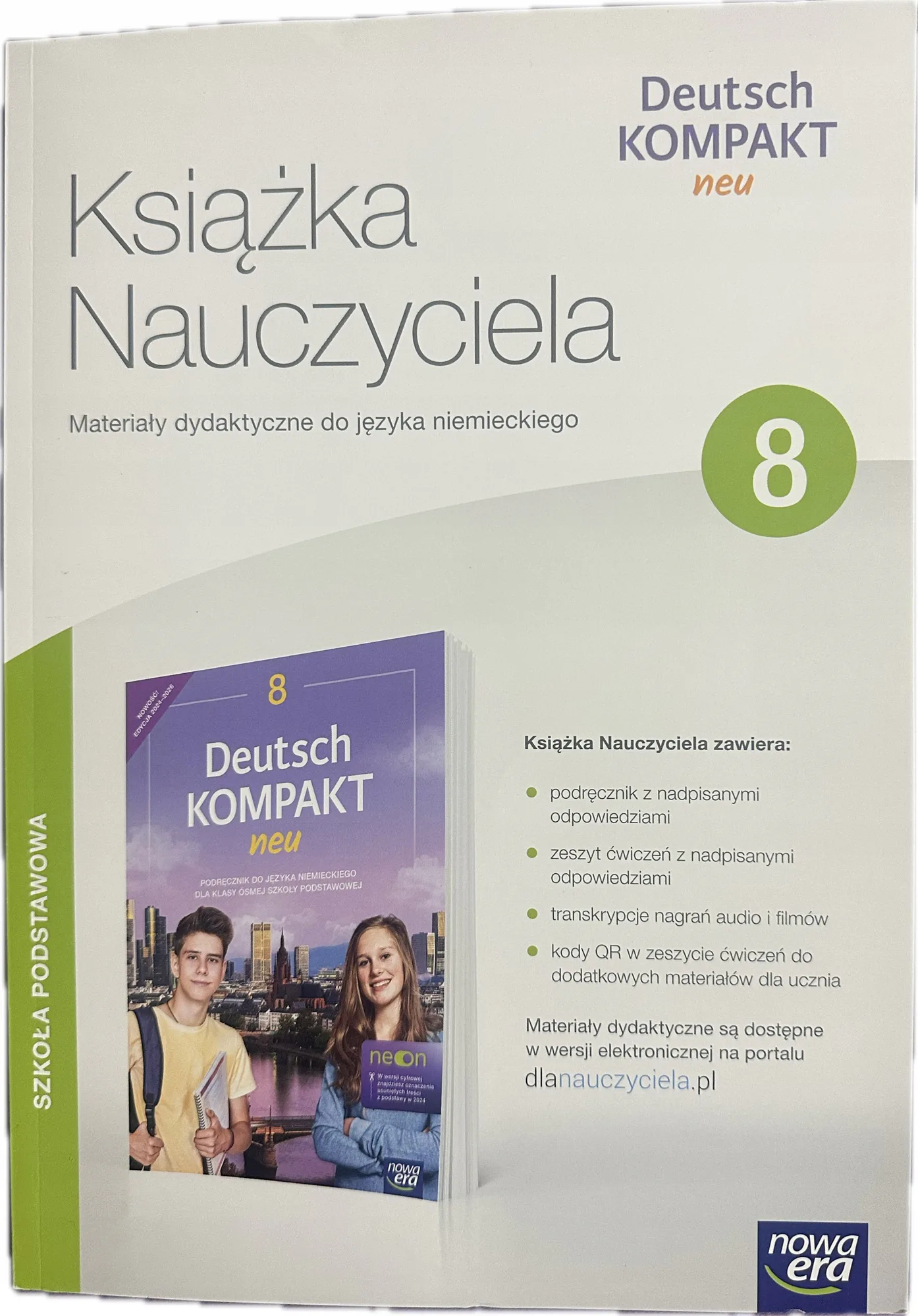 Okładka: Deutsch kompakt neu klasa 8 książka nauczyciela