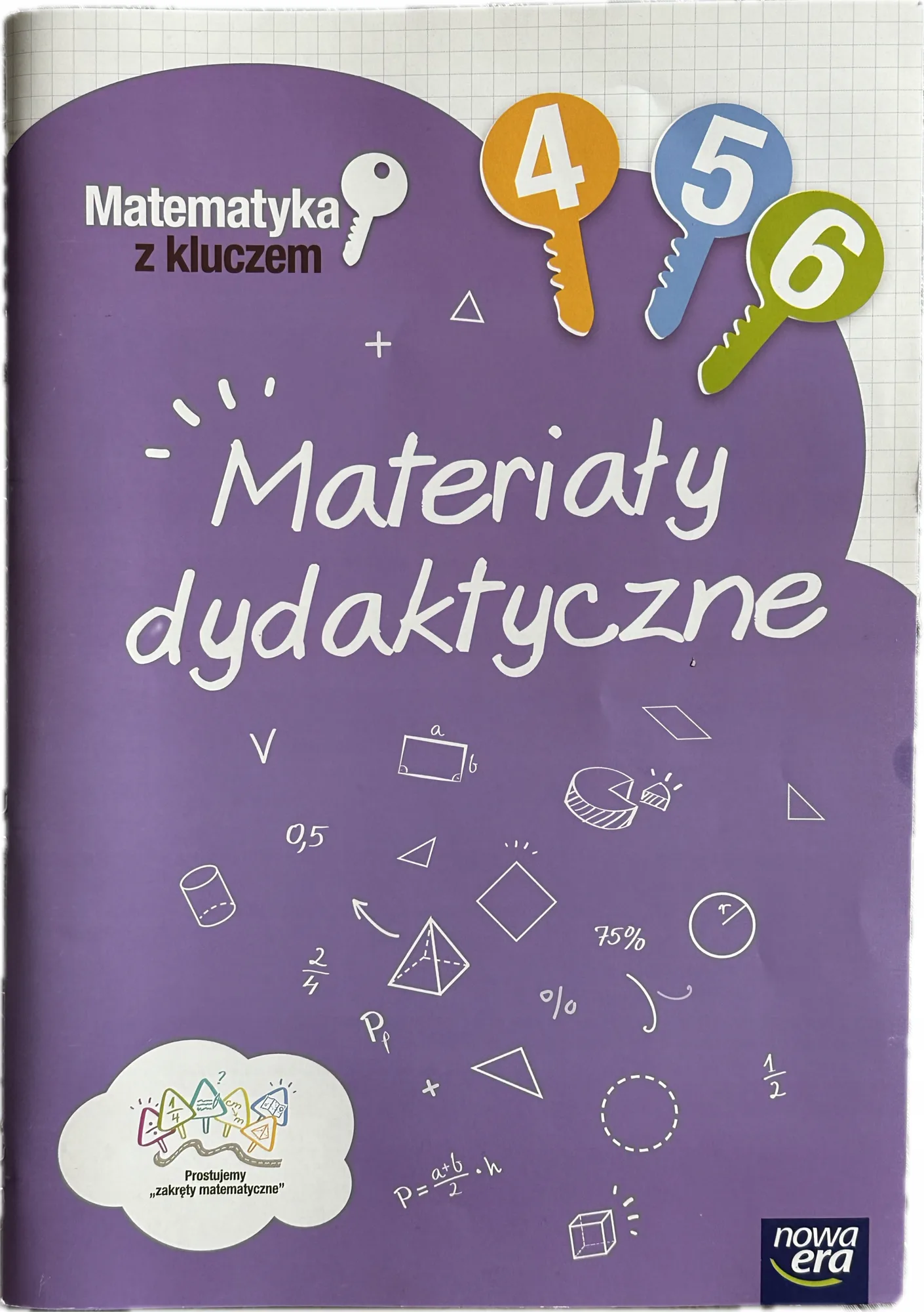 Okładka: Matematyka z kluczem klasa 4 5 6 materiały dydaktyczne NOWA ERA