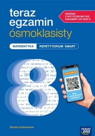 Okładka: Teraz egzamin ósmoklasisty 8-klasisty Matematyka Repetytorium SMART klasa 8