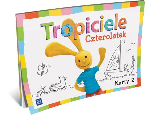 Okładka: Tropiciele Czterolatek 4-latek karty pracy ĆWICZENIA WSiP