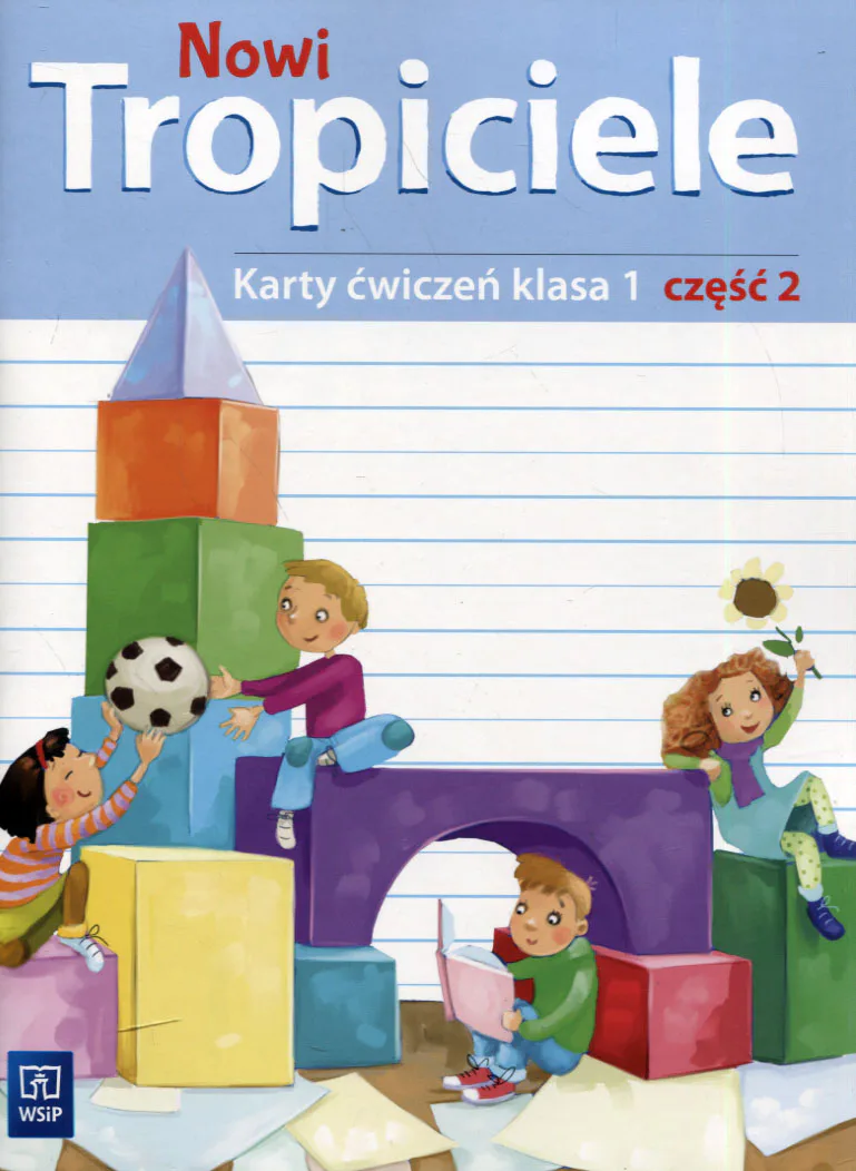 Okładka: Nowi Tropiciele KLASA 1 Karty ćwiczeń Część 2 język polski używane bdb-