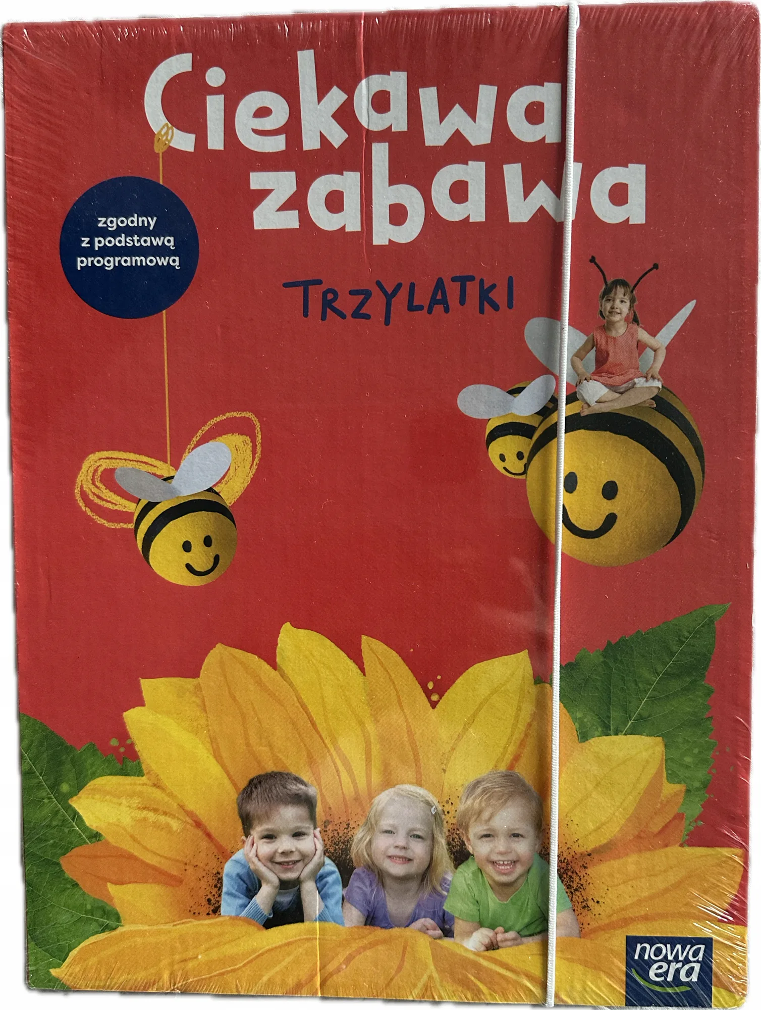 Okładka: Ciekawa zabawa trzylatki 3 latek pakiet box komplet karty pracy defekt wada